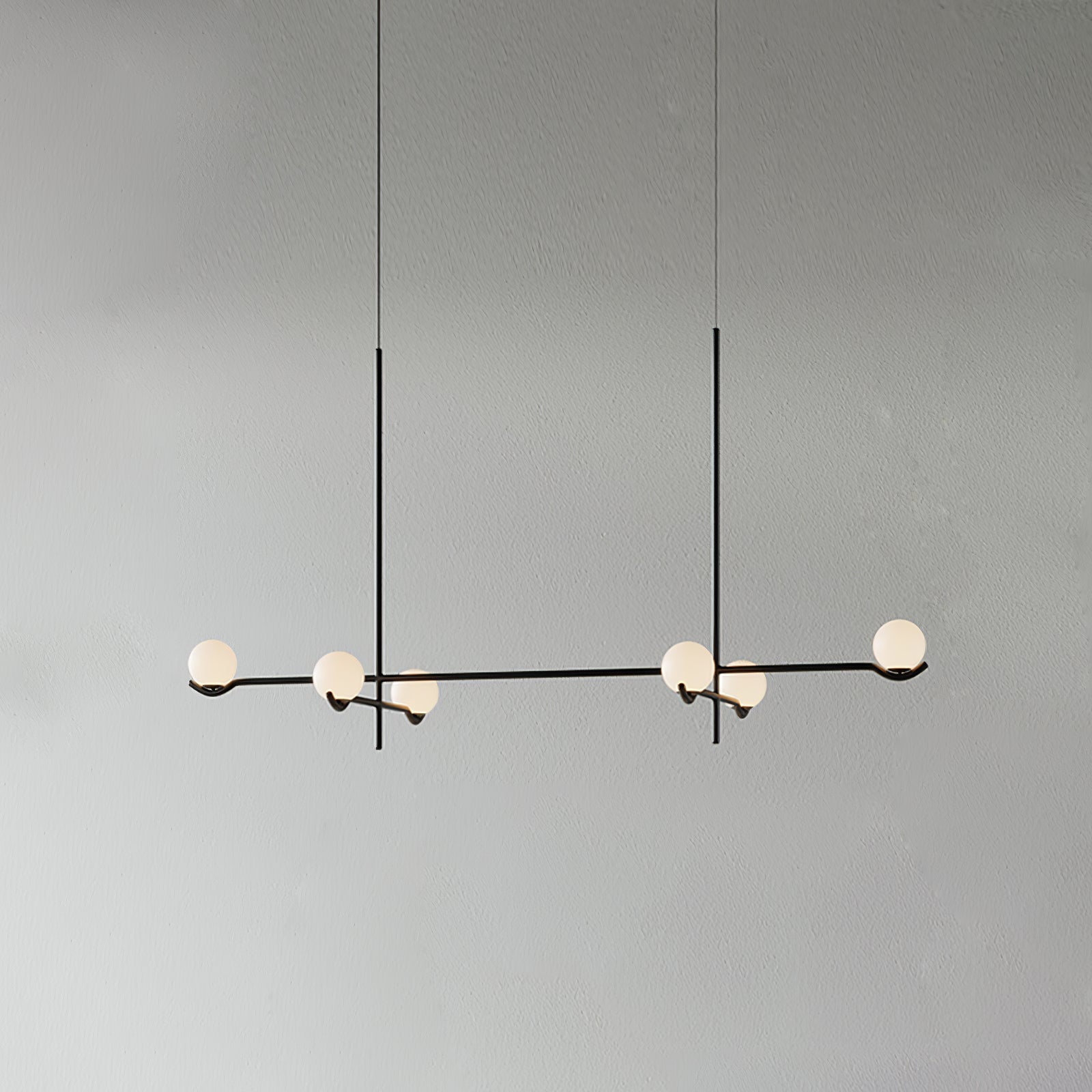 Noir Minimalistische Glas Pendelleuchte-Letslighting