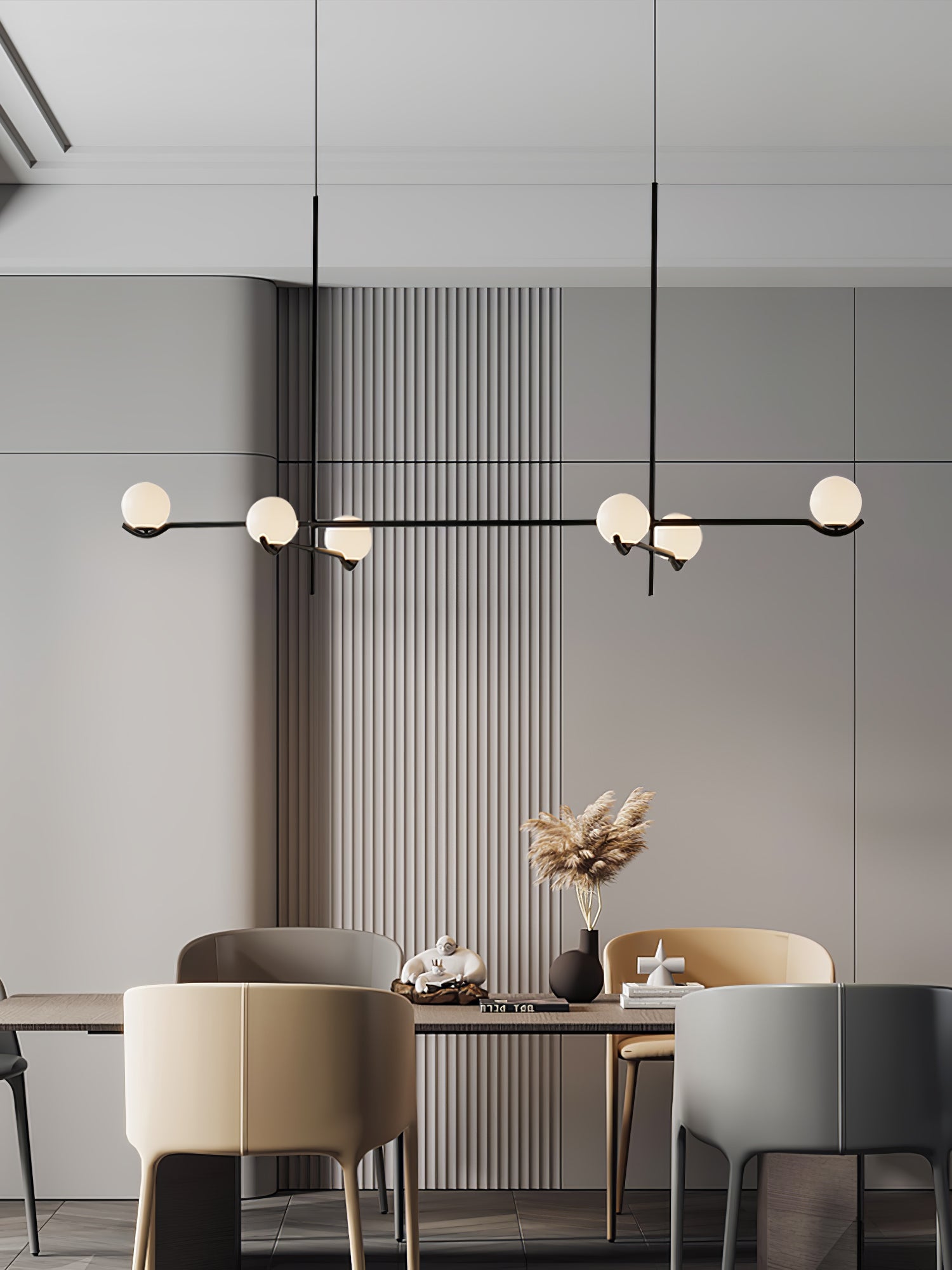 Noir Minimalistische Glas Pendelleuchte-Letslighting