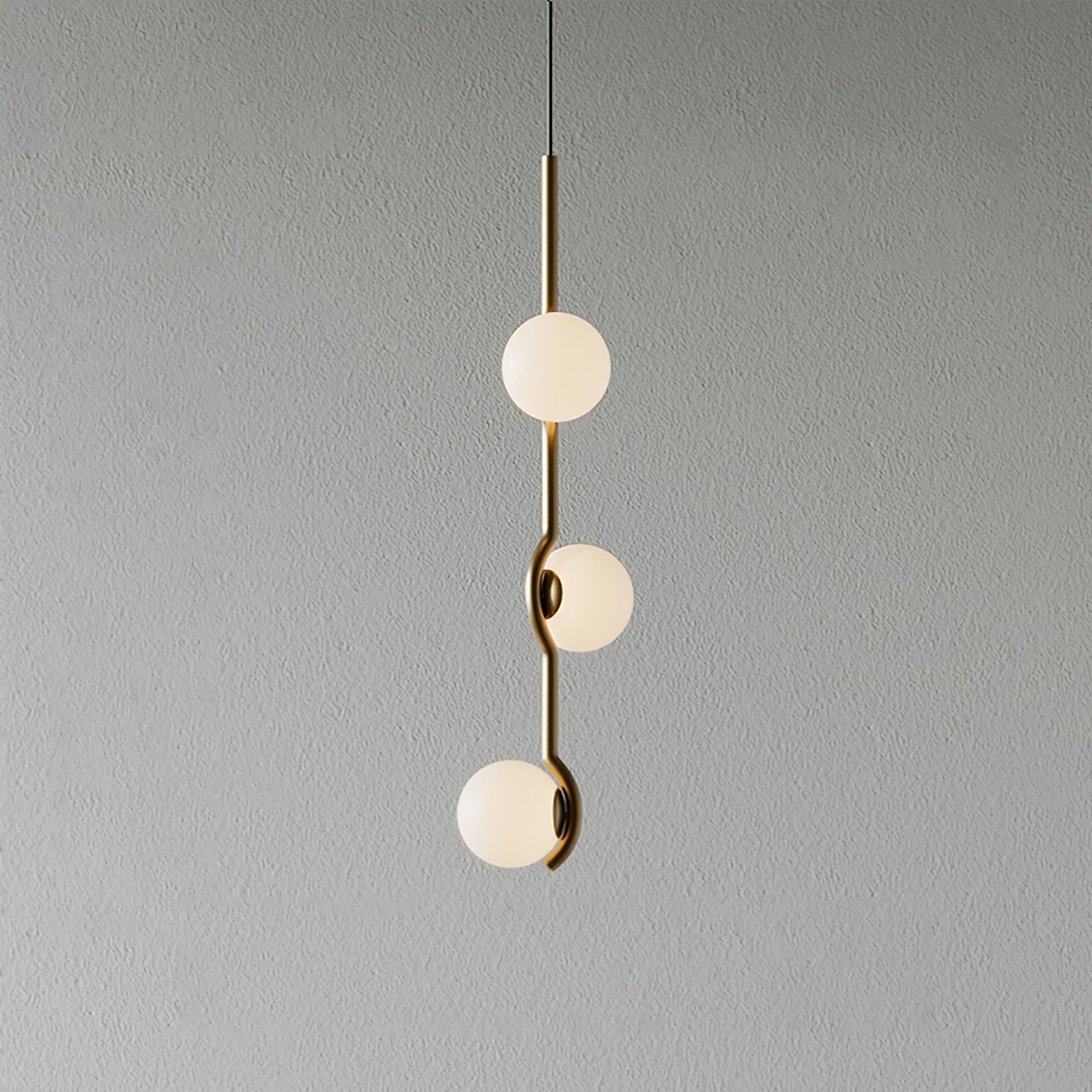 Noir Minimalistische Glas Pendelleuchte-Letslighting