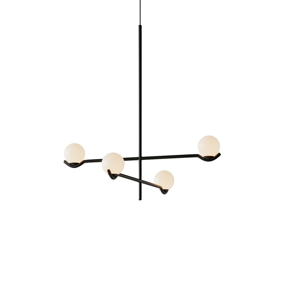 Noir Minimalistische Glas Pendelleuchte-Letslighting