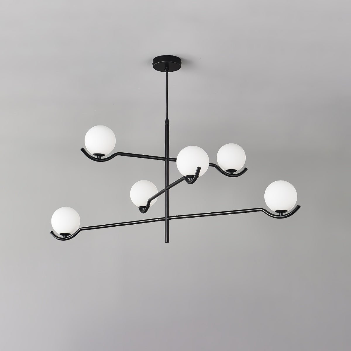 Noir Minimalistische Glas Pendelleuchte-Letslighting