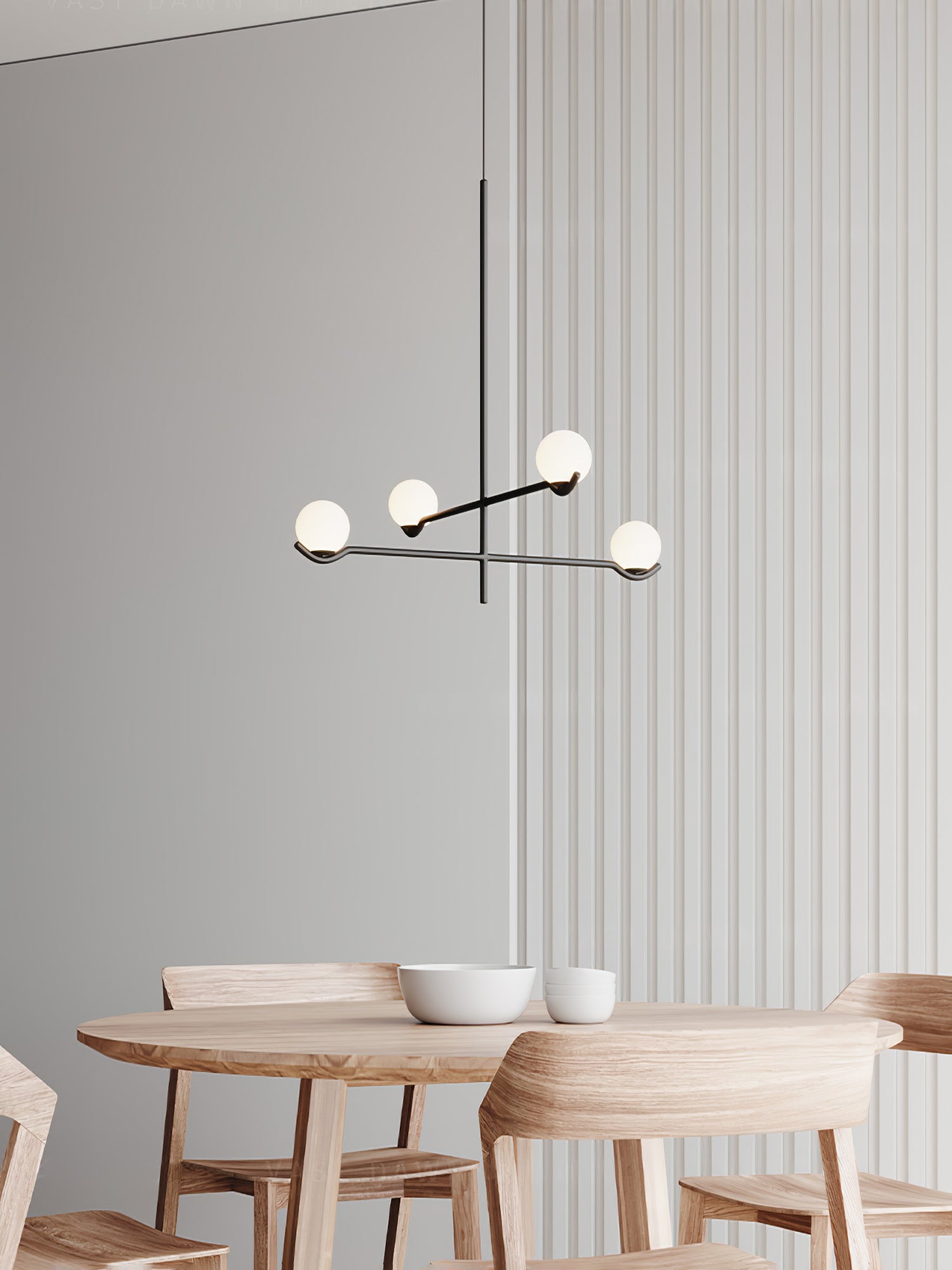 Noir Minimalistische Glas Pendelleuchte-Letslighting