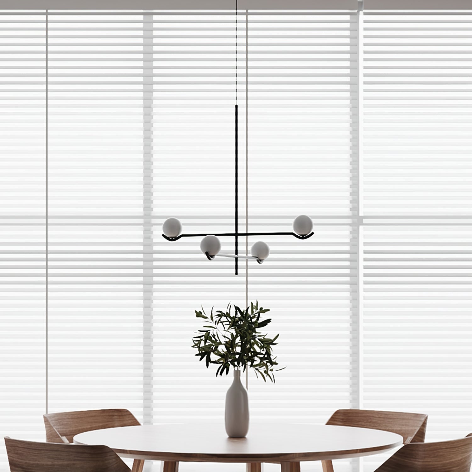Noir Minimalistische Glas Pendelleuchte-Letslighting