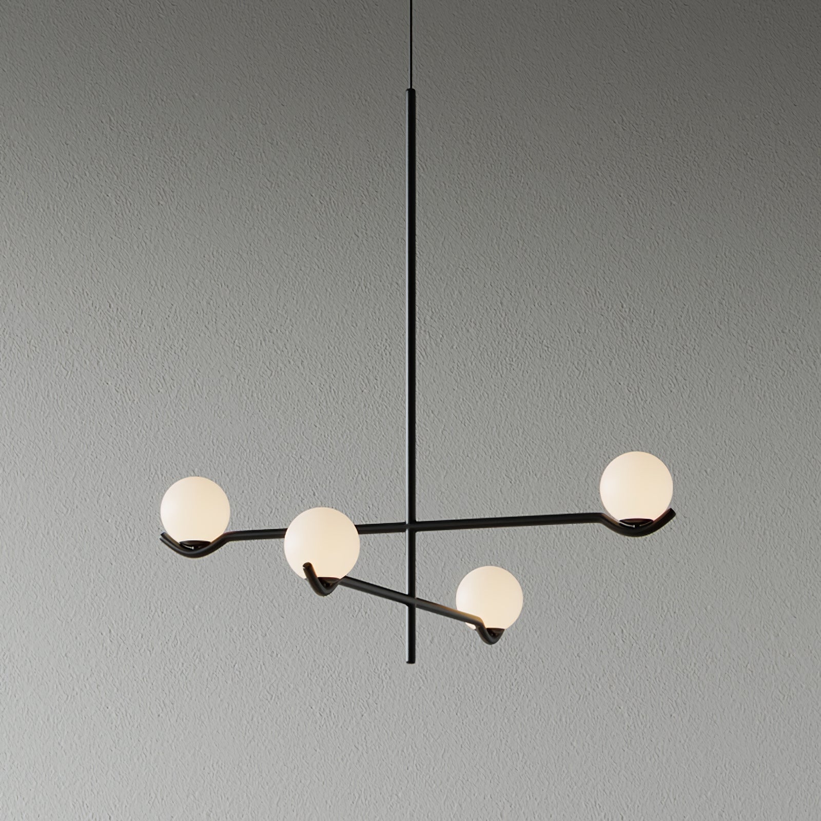 Noir Minimalistische Glas Pendelleuchte-Letslighting