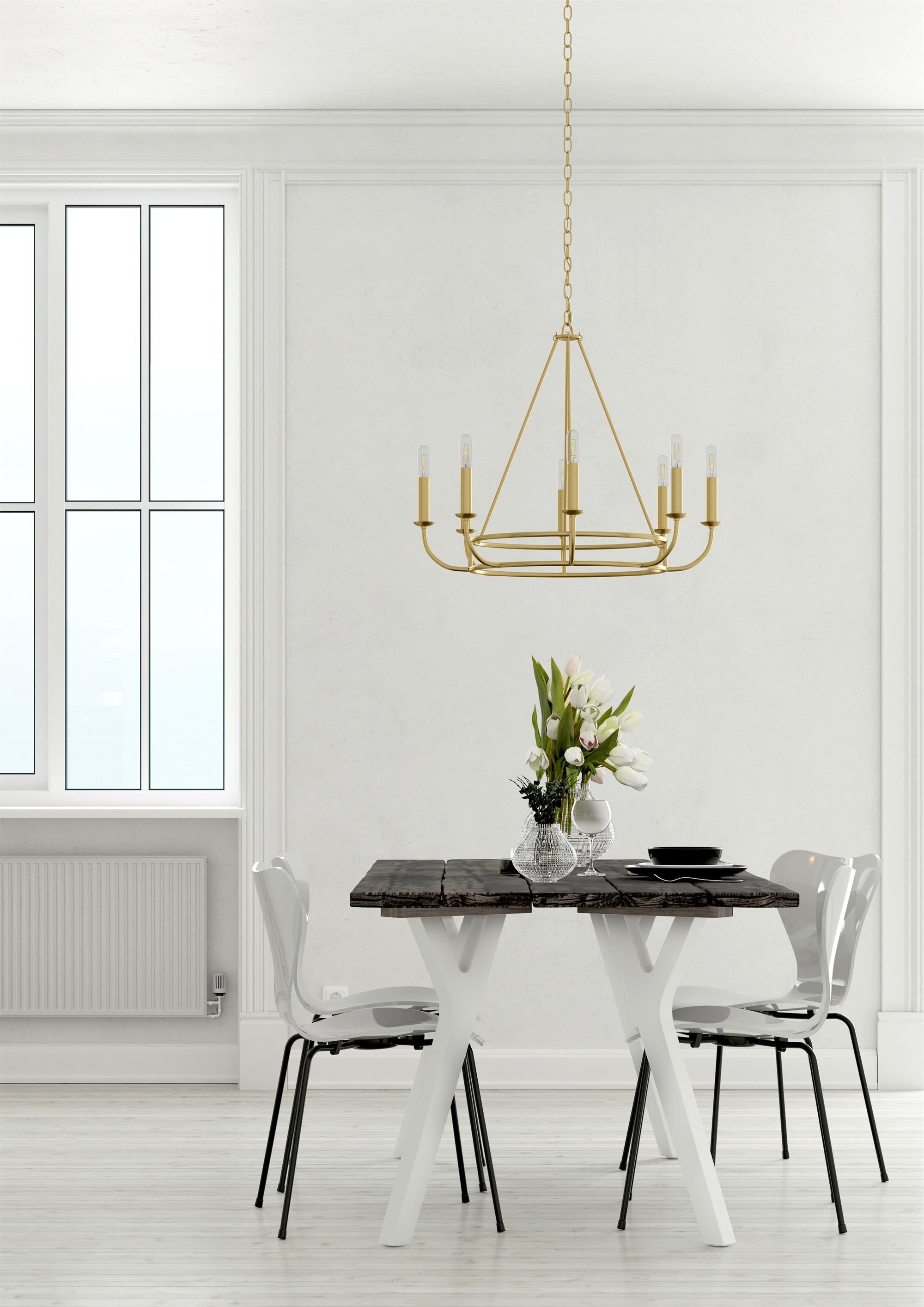 Xenuvyh Modern Minimalist Vintage Industrial Metal Chandelier - Letslighting