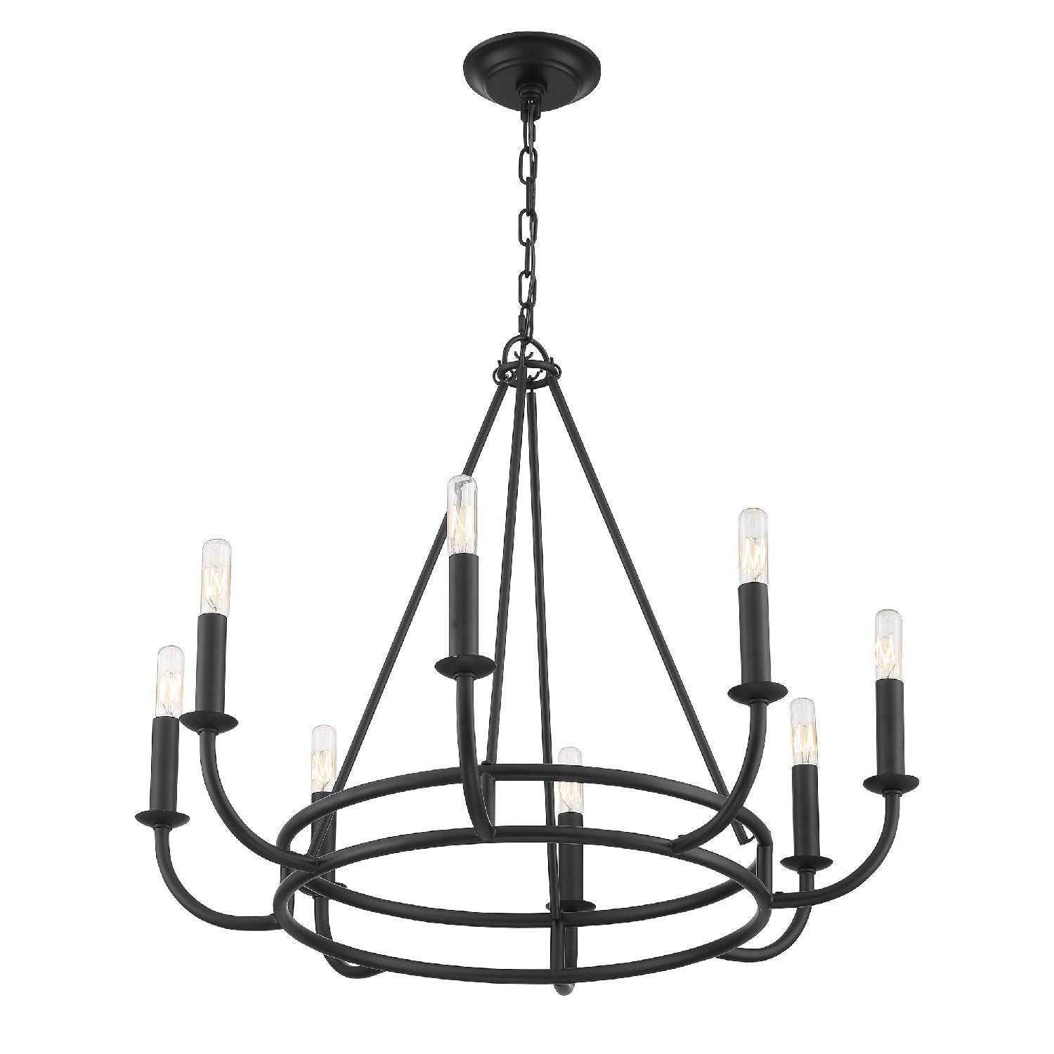 Xenuvyh Modern Minimalist Vintage Industrial Metal Chandelier - Letslighting