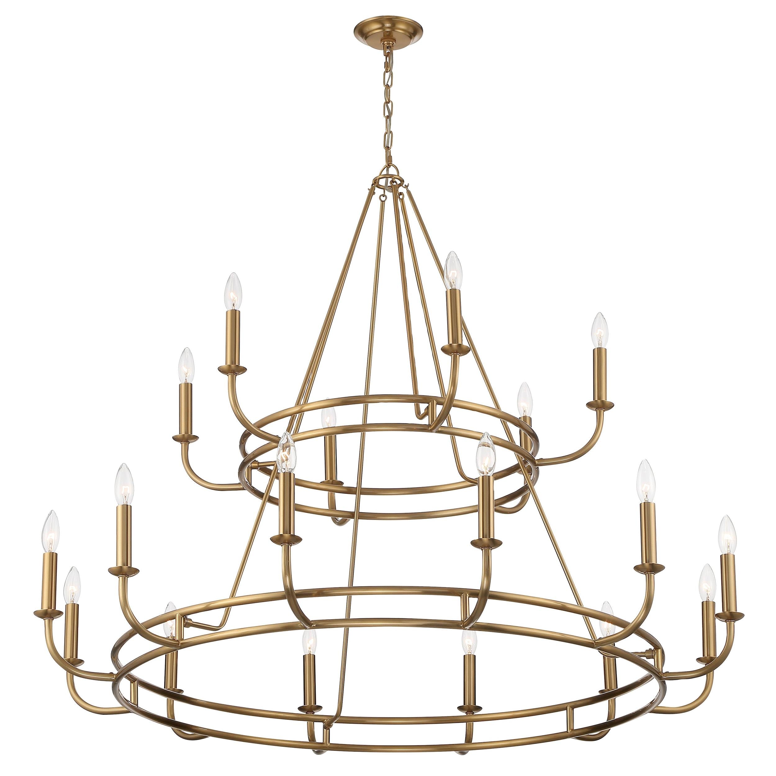 Xenuvyh Modern Minimalist Vintage Industrial Metal Chandelier - Letslighting