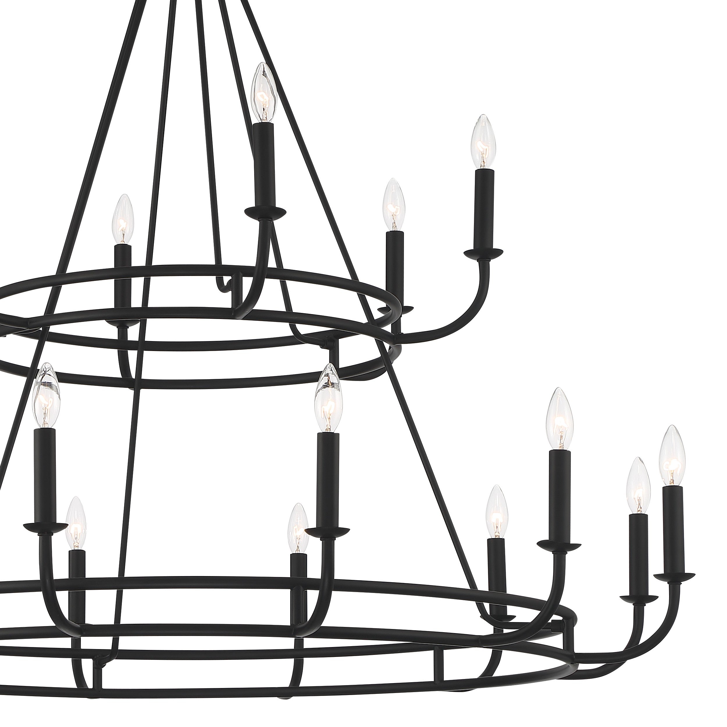 Xenuvyh Modern Minimalist Vintage Industrial Metal Chandelier - Letslighting