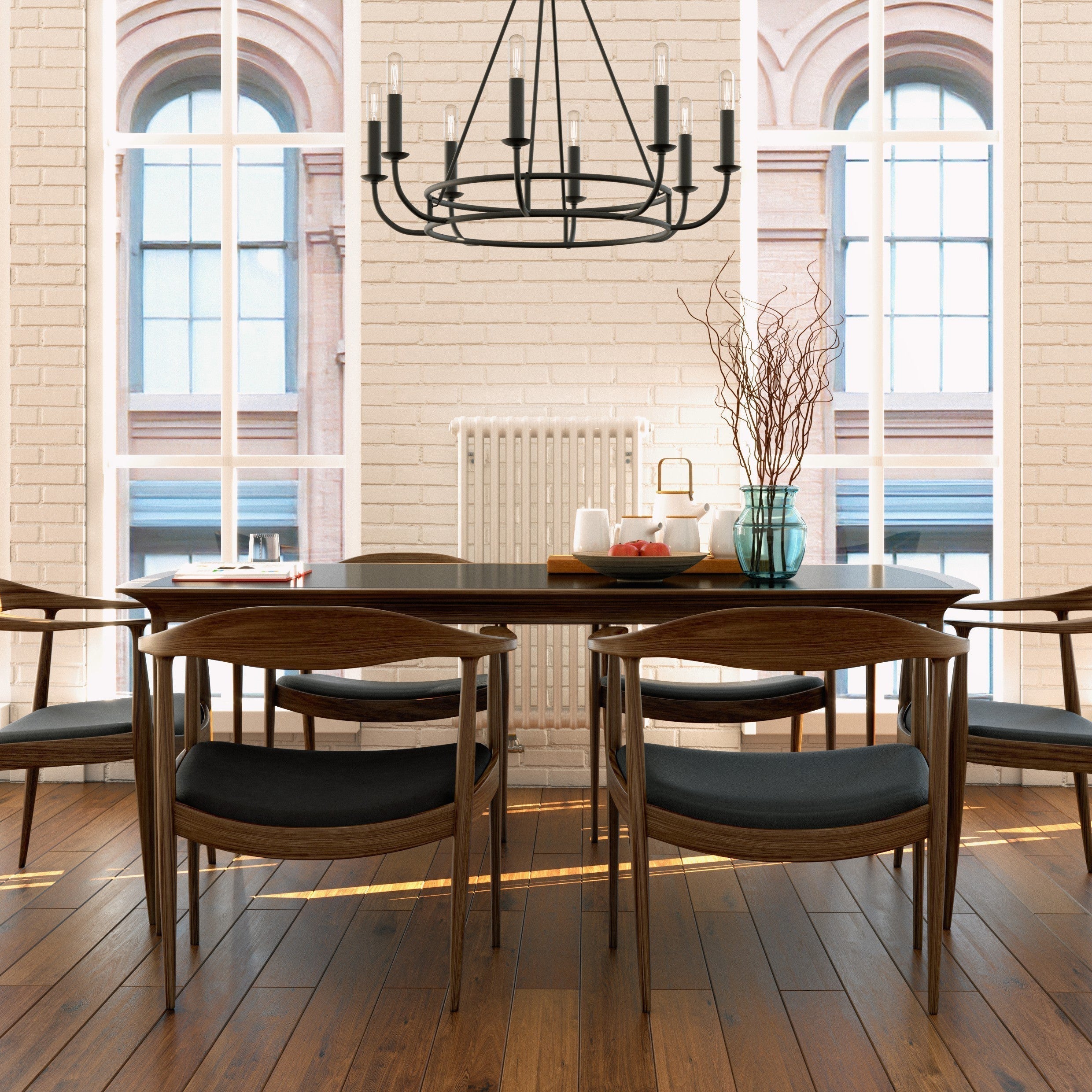 Xenuvyh Modern Minimalist Vintage Industrial Metal Chandelier - Letslighting