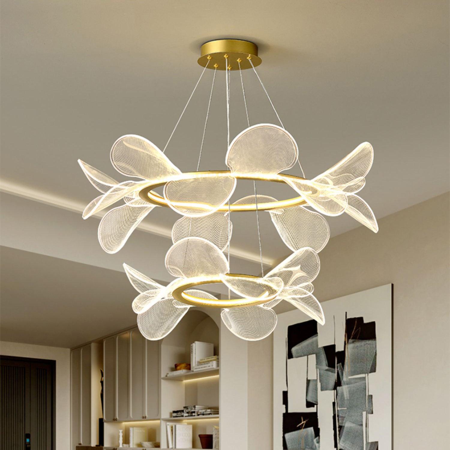 Lustra Kronleuchter Bain Fliegende Blumen-Letslighting