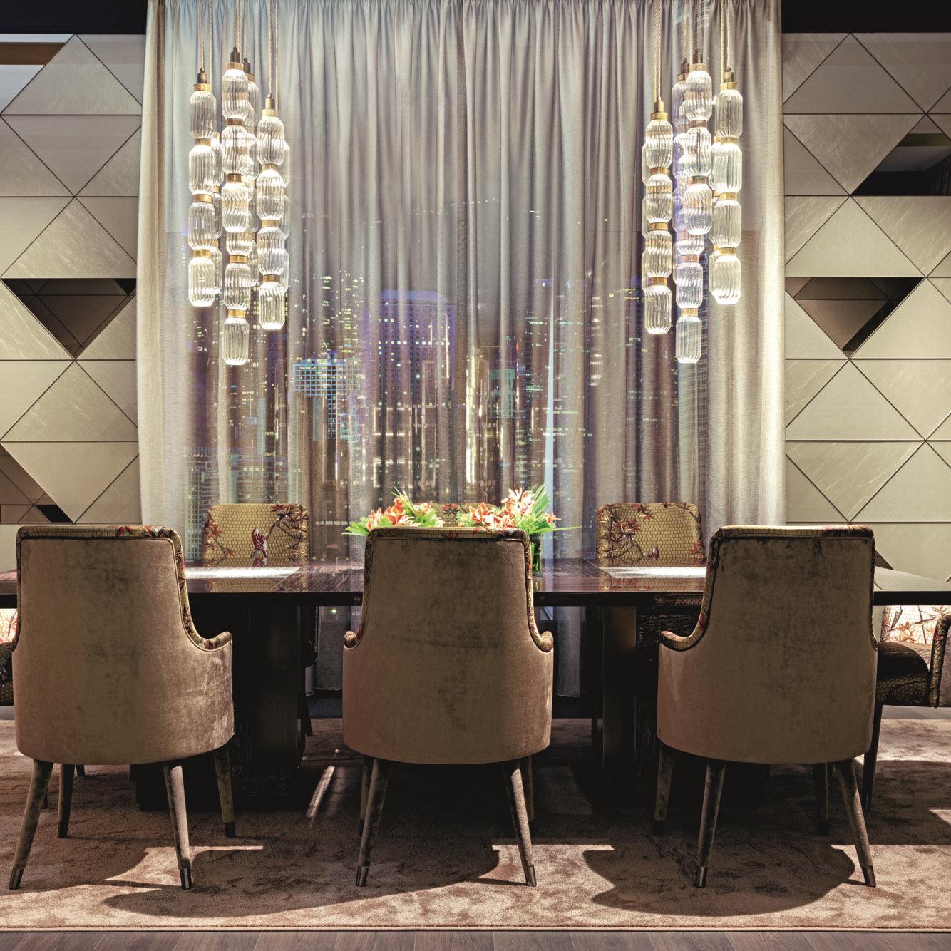 Vionisis Glas Luxus Pendelleuchte-Letslighting