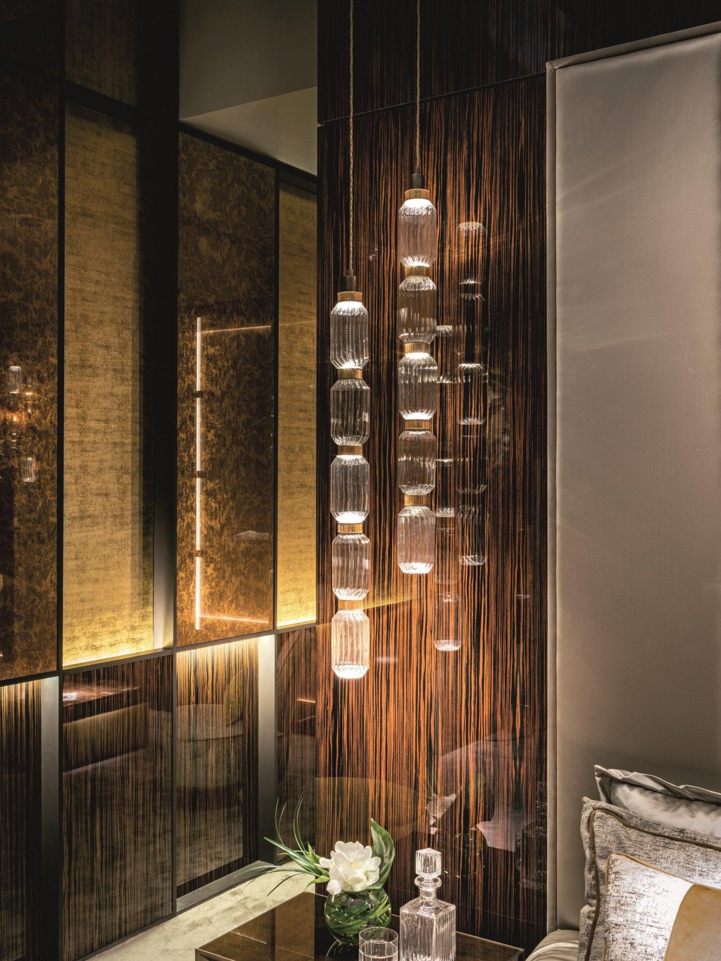 Vionisis Glas Luxus Pendelleuchte-Letslighting