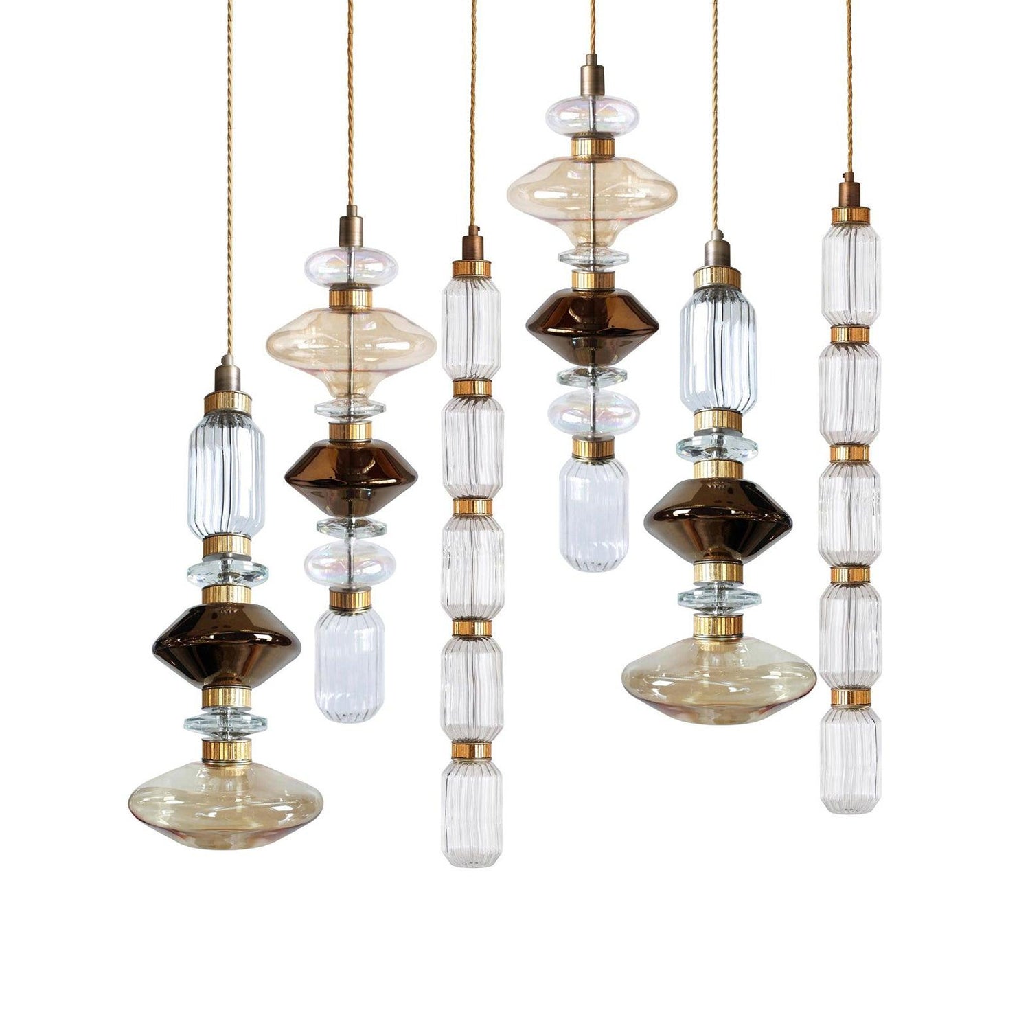 Vionisis Glas Luxus Pendelleuchte-Letslighting