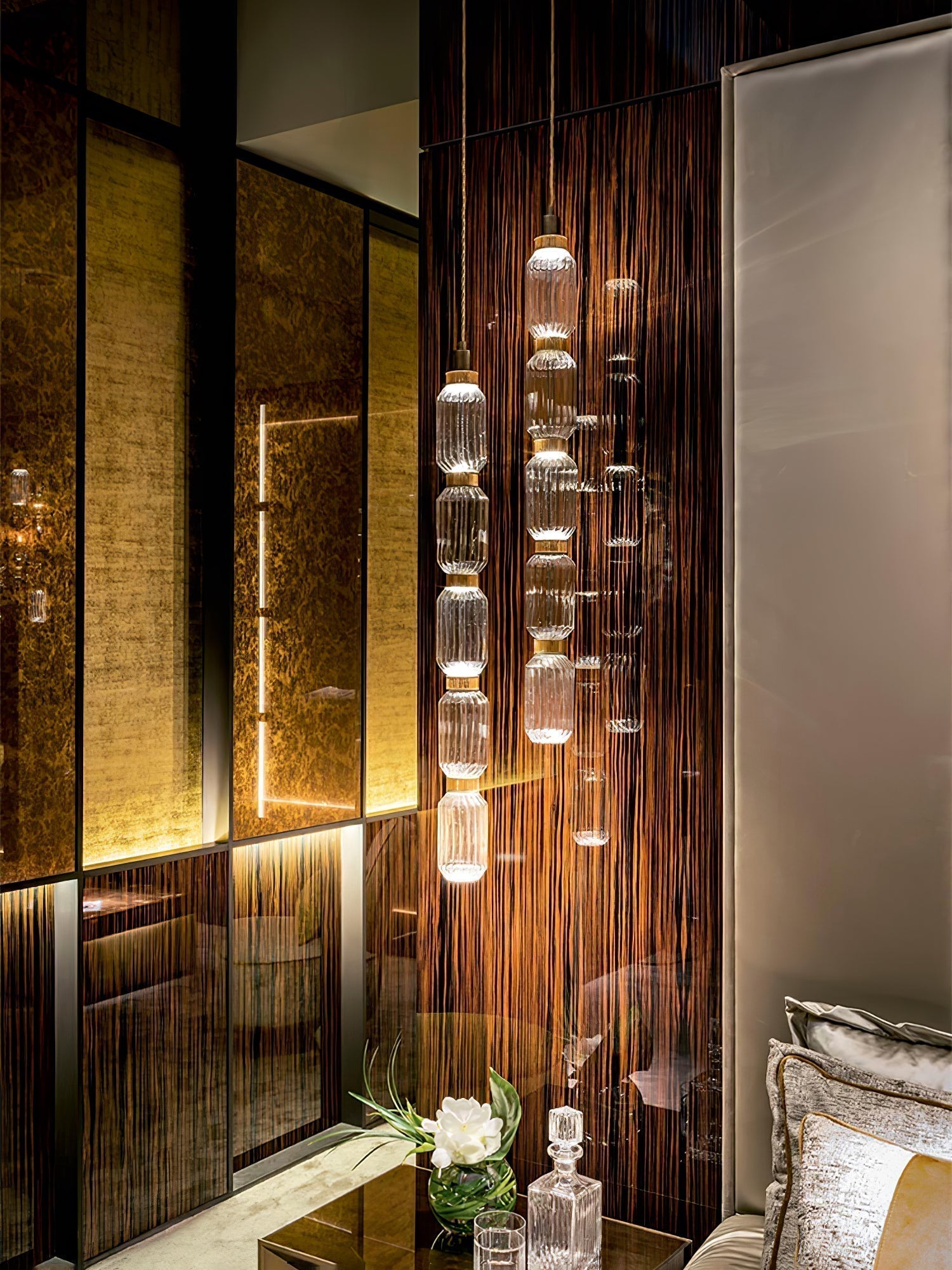Vionisis Glas Luxus Pendelleuchte-Letslighting