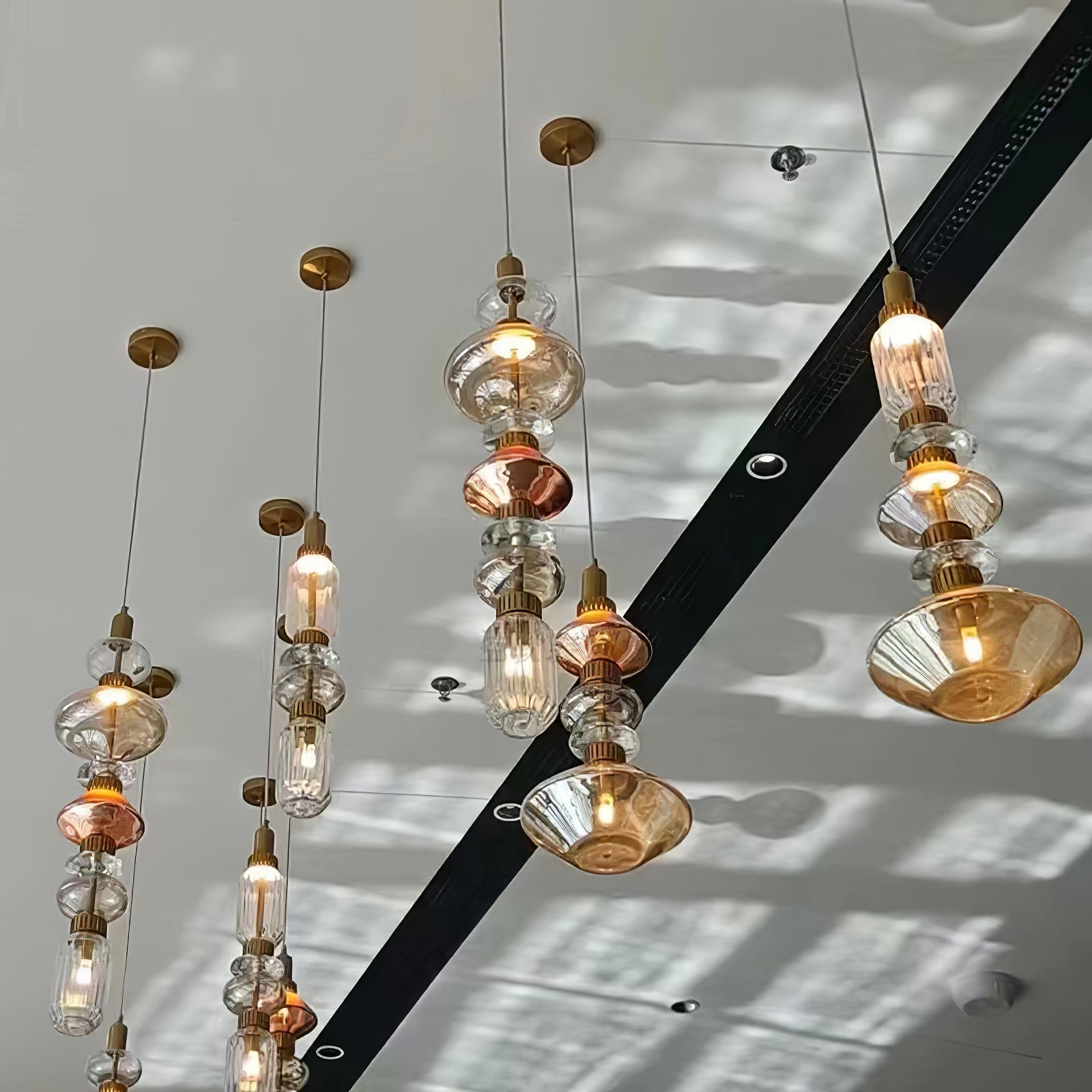 Vionisis Glas Luxus Pendelleuchte-Letslighting