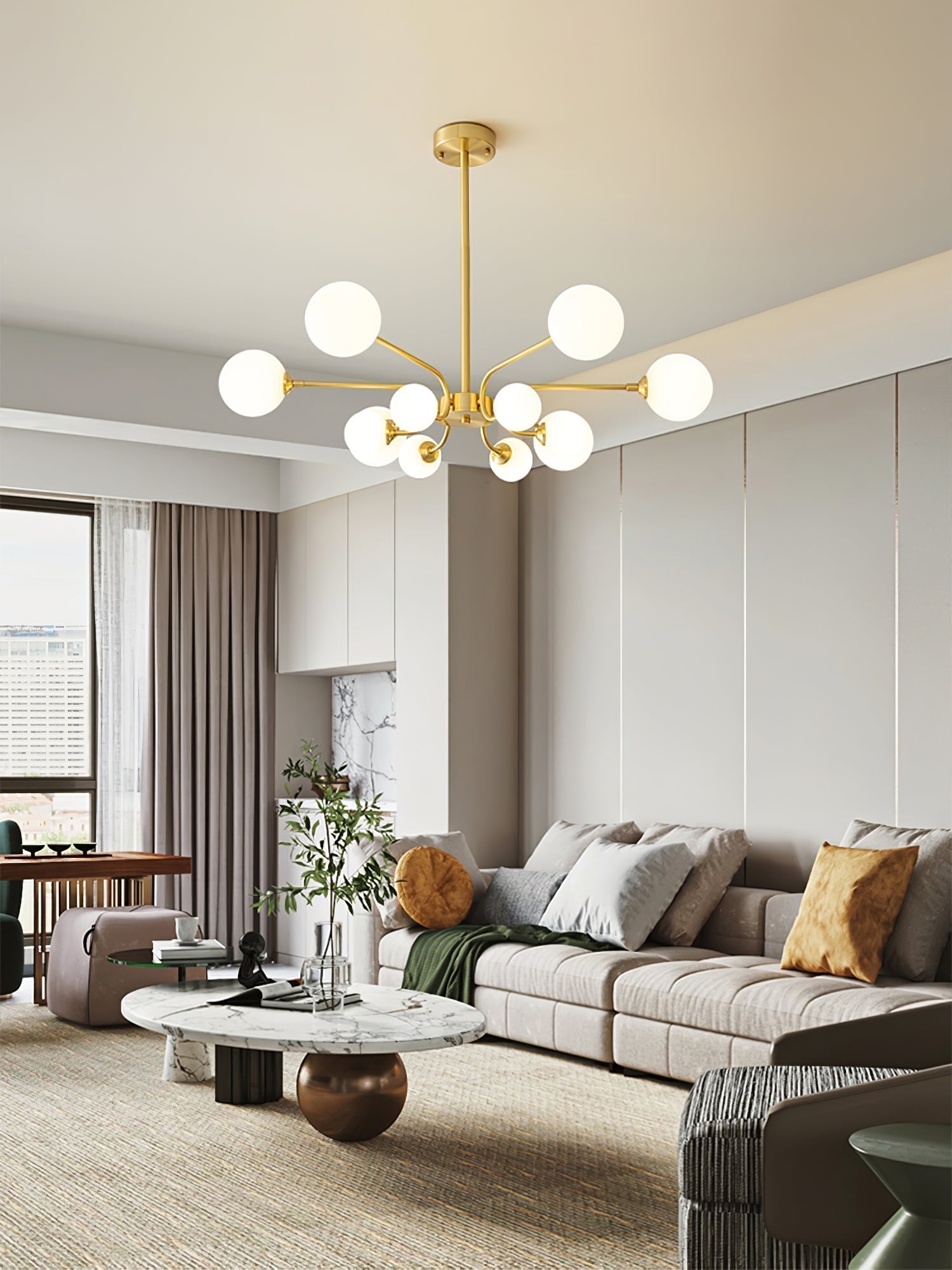 Aurora Kronleuchter Globe Arm Modern-Letslighting