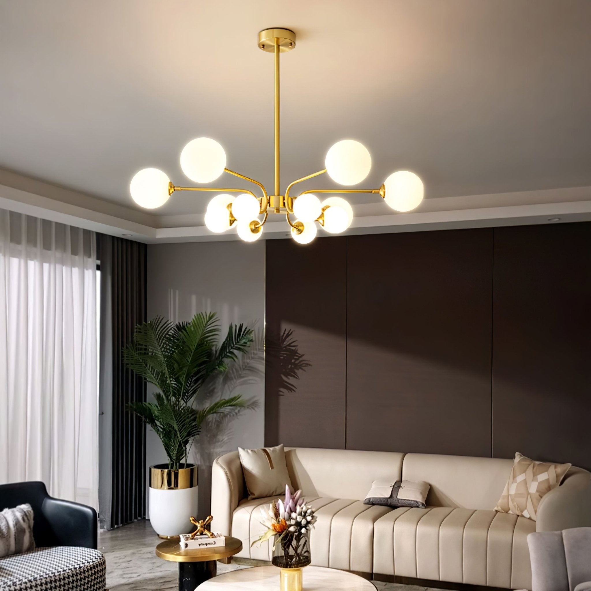 Aurora Kronleuchter Globe Arm Modern-Letslighting