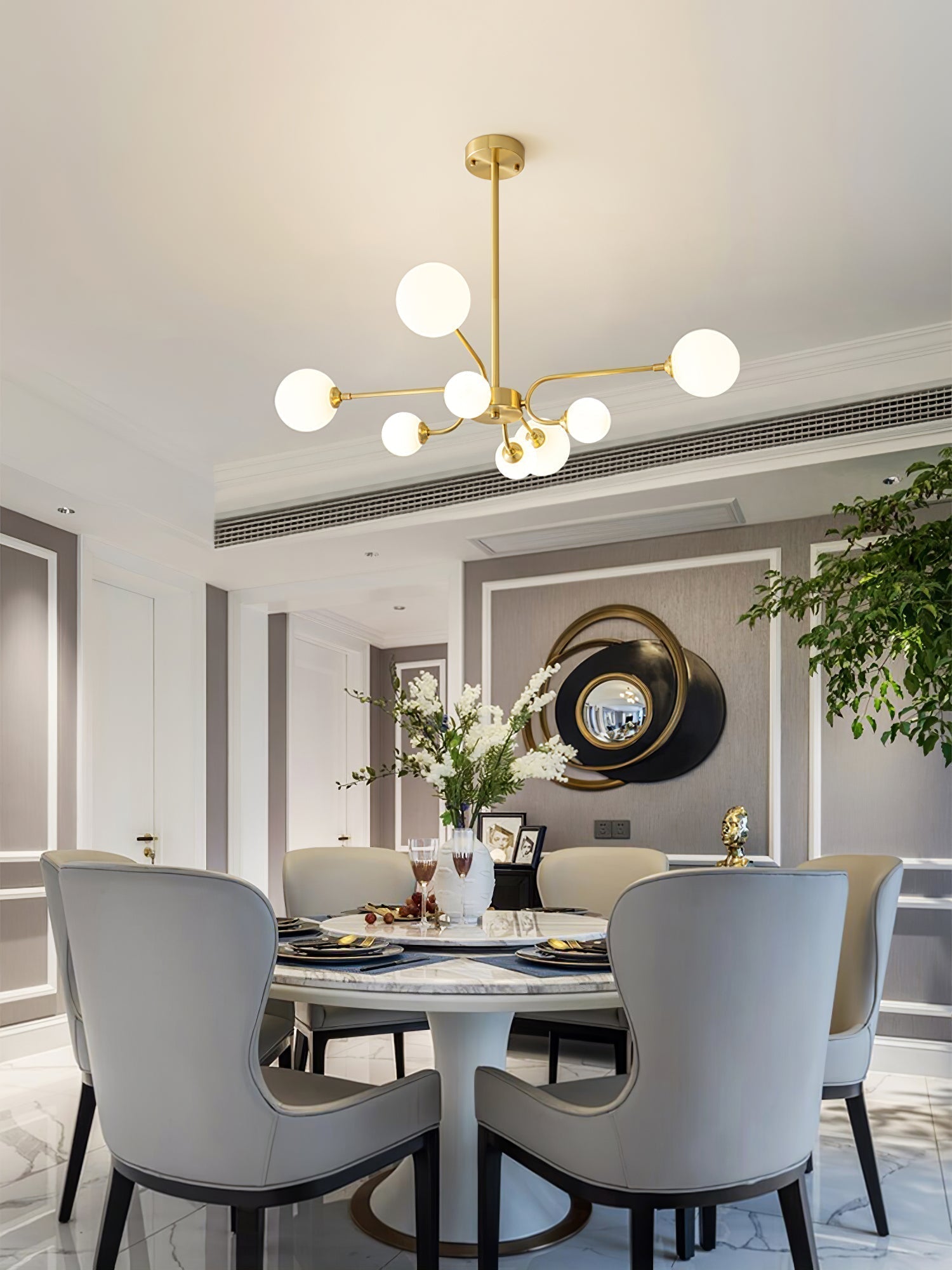 Aurora Kronleuchter Globe Arm Modern-Letslighting