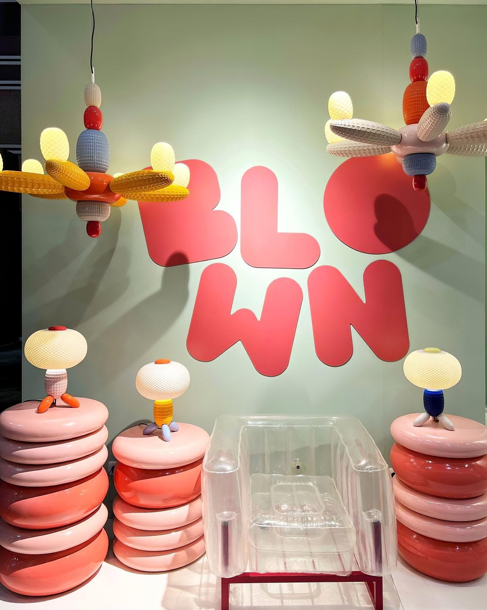 Balloons Premium Nordic Kunstglas Kronleuchter-Letslighting