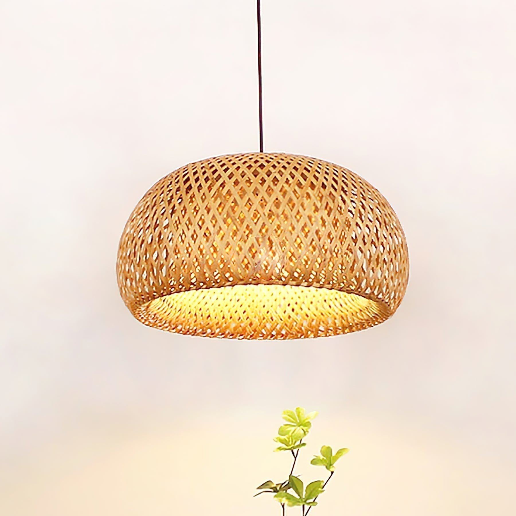 Torinor Bambus Retro Vintage Pendelleuchte Lampe-Letslighting
