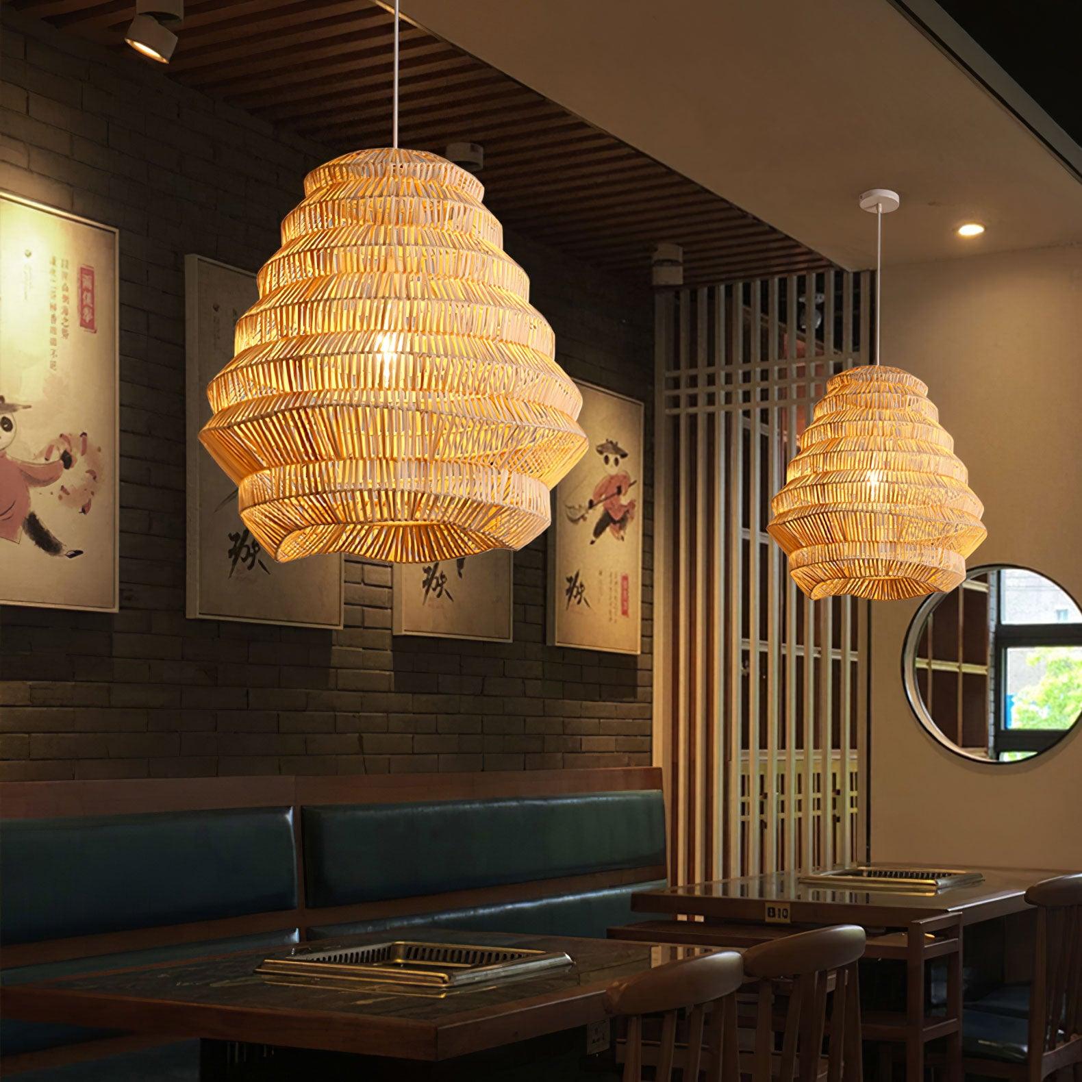 Strata Modern Bambus Pendelleuchte-Letslighting