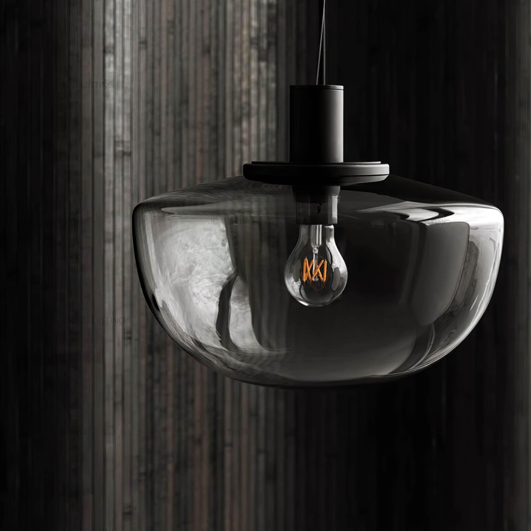 Pendelleuchte Glas Halterung Minimalistisch Entspannend-Letslighting