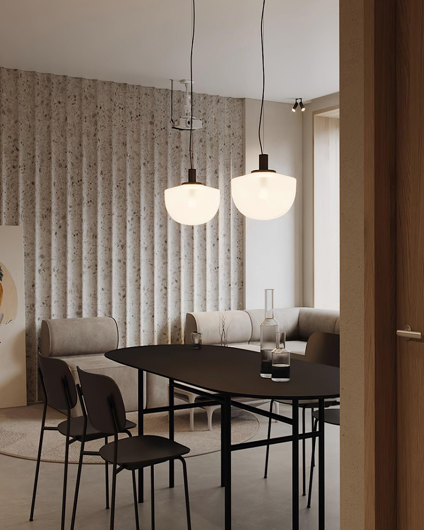 Pendelleuchte Glas Halterung Minimalistisch Entspannend-Letslighting