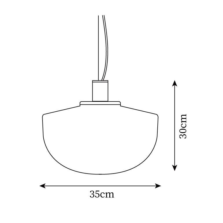 Pendelleuchte Glas Halterung Minimalistisch Entspannend-Letslighting
