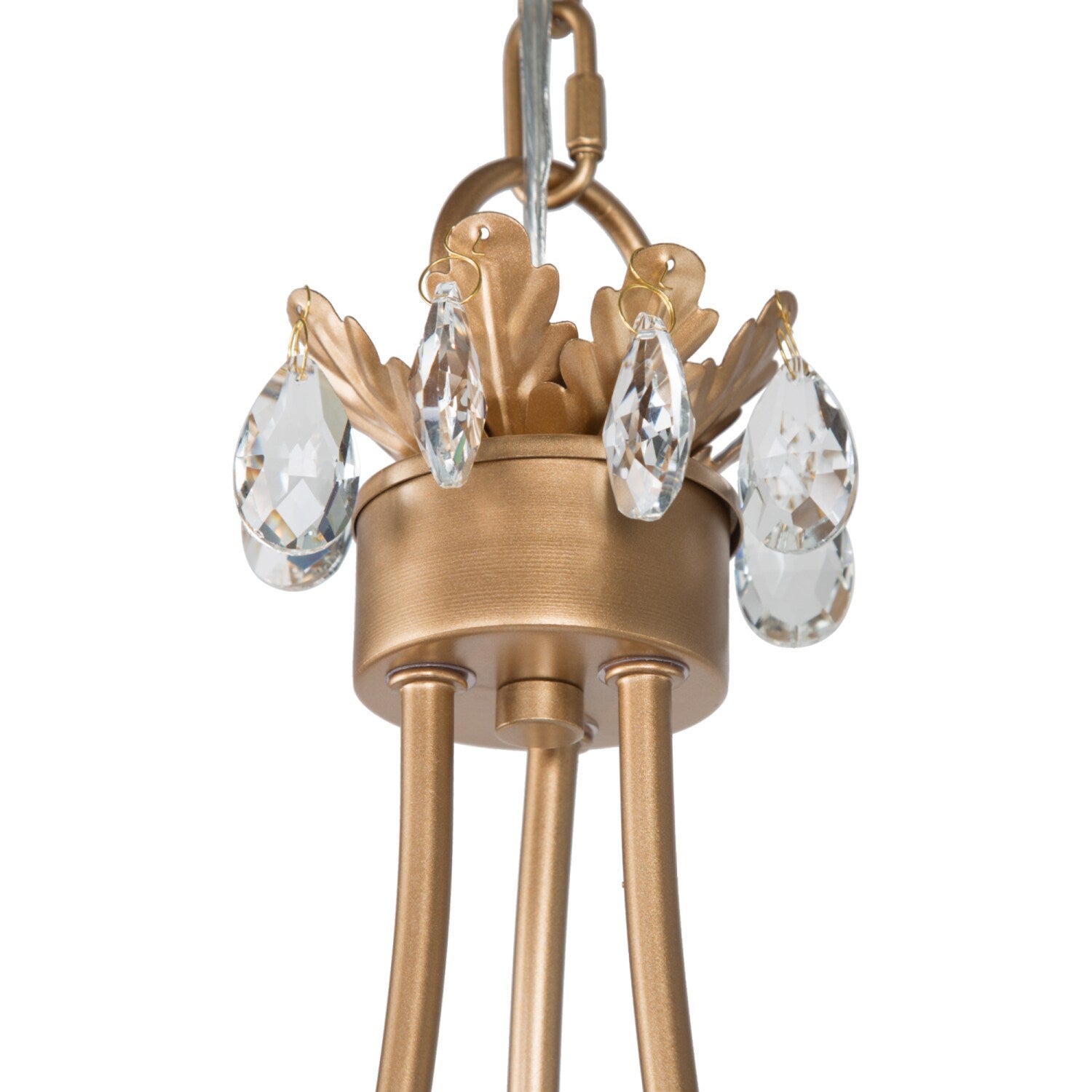 Yrvuvyh Vintage Industrial Luxury Brass Crystal Chandelier - Letslighting