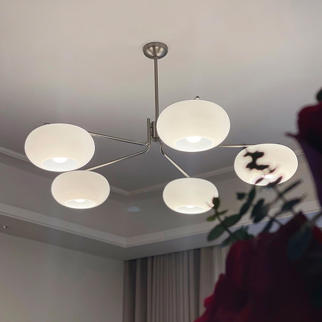 Lustra Industrieller Moderner 5‑Flammen Kronleuchter-Letslighting