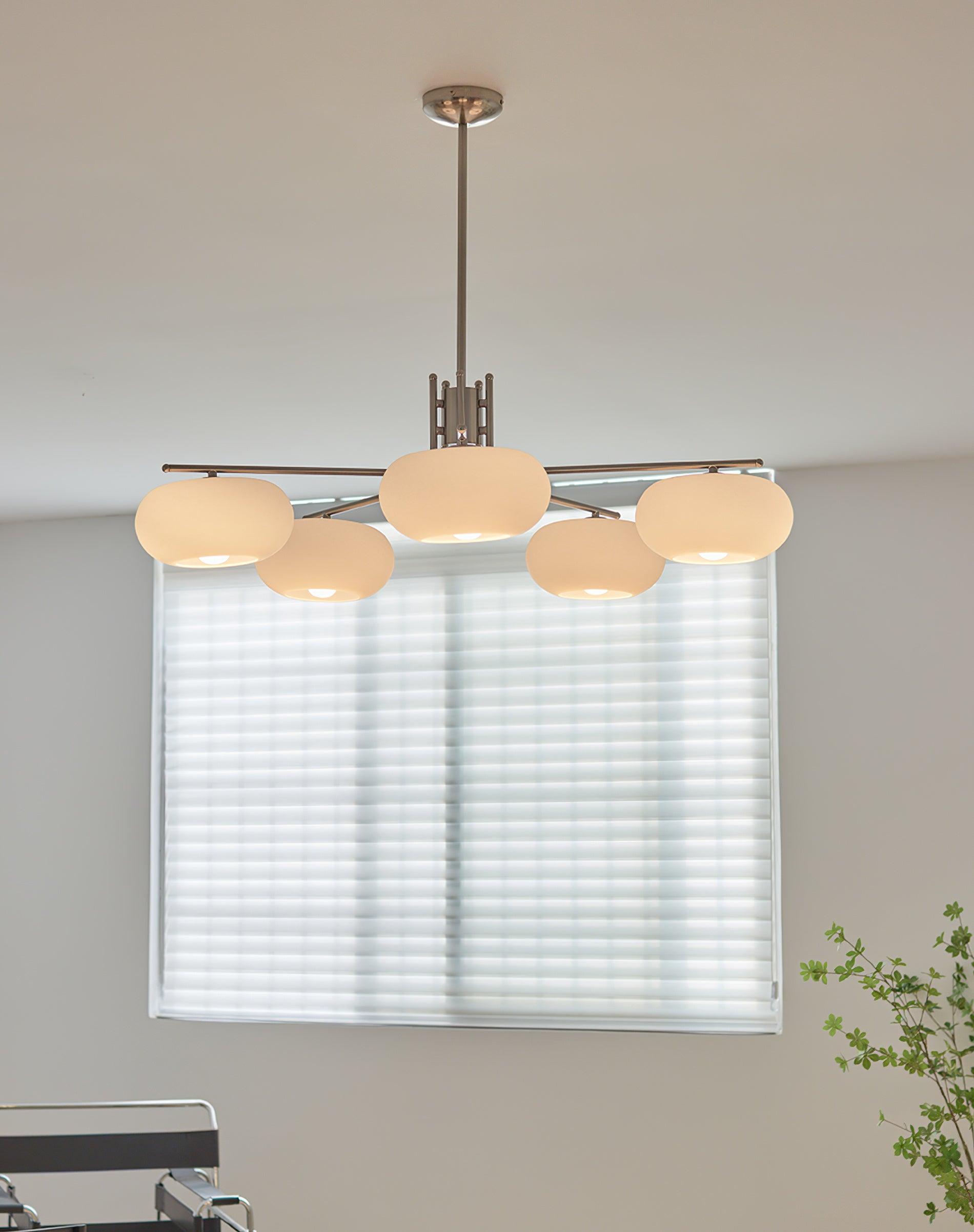 Lustra Industrieller Moderner 5‑Flammen Kronleuchter-Letslighting