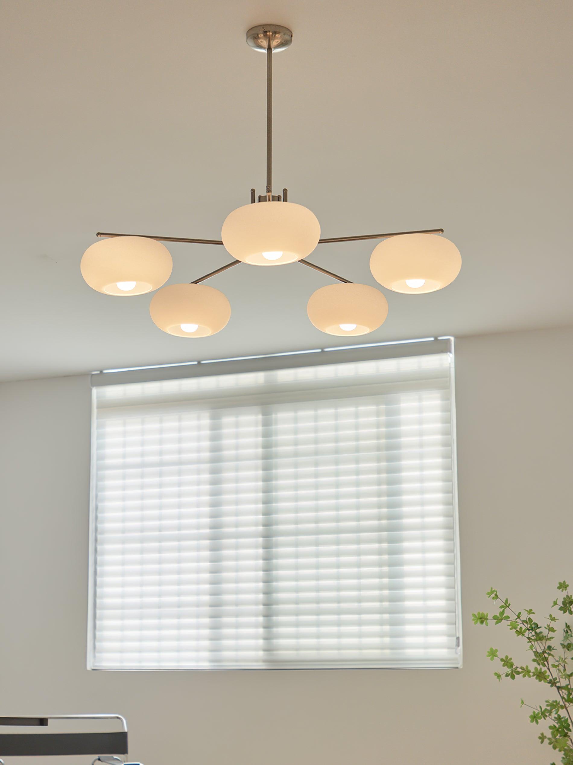 Lustra Industrieller Moderner 5‑Flammen Kronleuchter-Letslighting