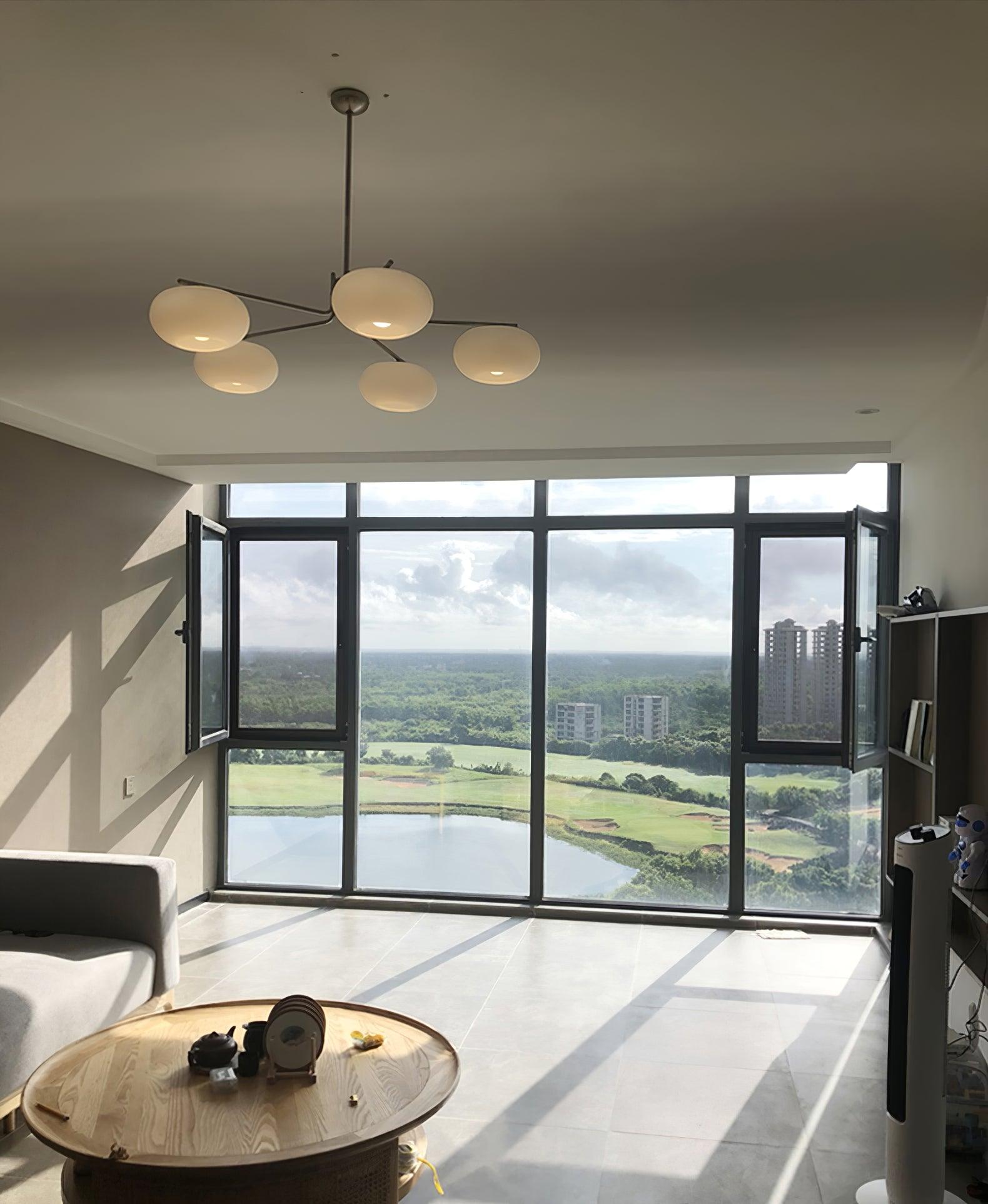 Lustra Industrieller Moderner 5‑Flammen Kronleuchter-Letslighting