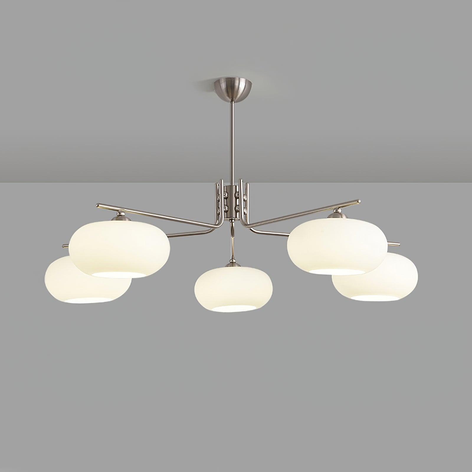 Lustra Industrieller Moderner 5‑Flammen Kronleuchter-Letslighting