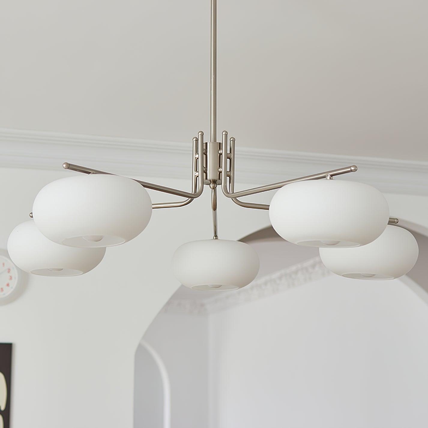 Lustra Industrieller Moderner 5‑Flammen Kronleuchter-Letslighting
