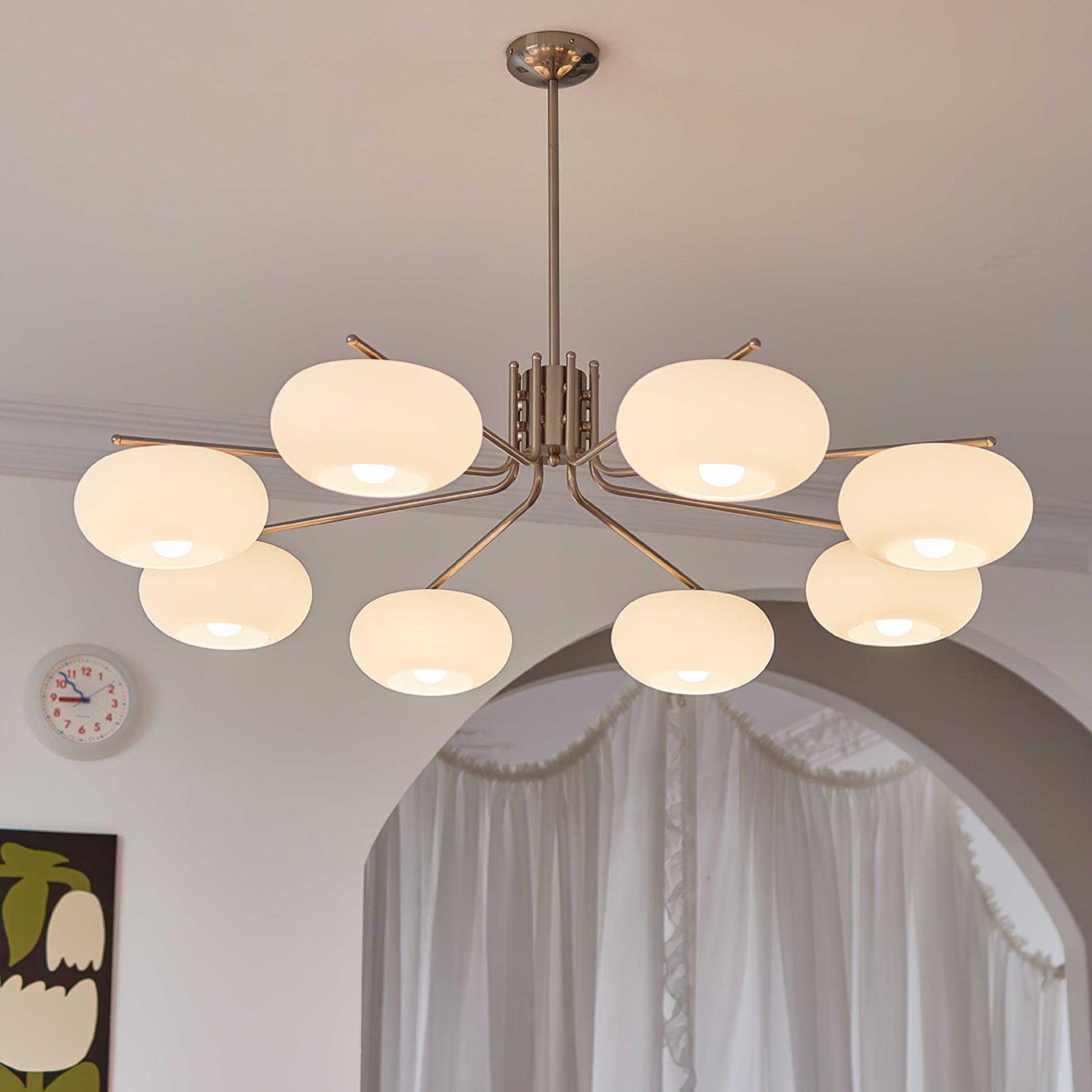 Lustra Industrieller Moderner 5‑Flammen Kronleuchter-Letslighting