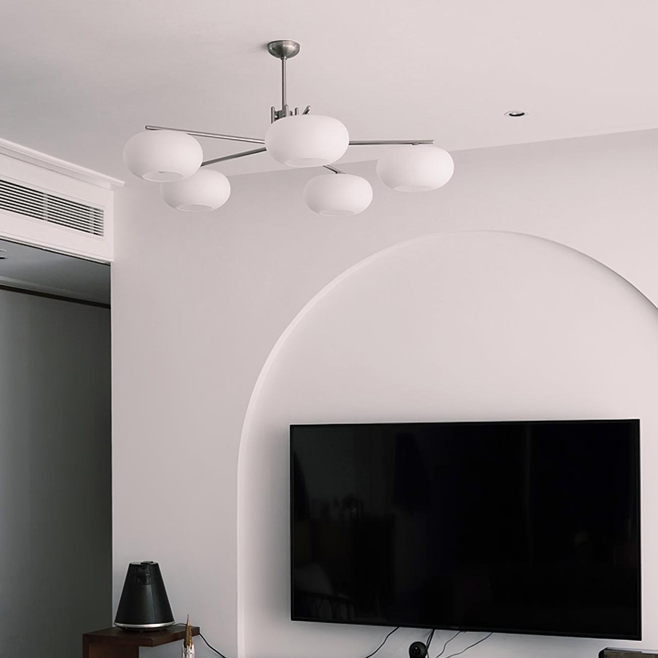 Lustra Industrieller Moderner 5‑Flammen Kronleuchter-Letslighting