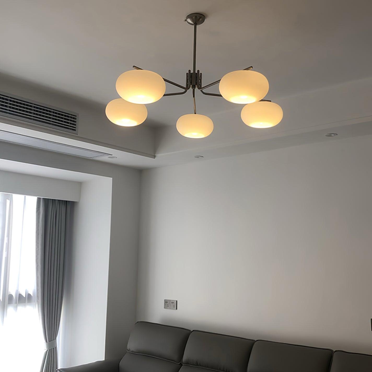 Lustra Industrieller Moderner 5‑Flammen Kronleuchter-Letslighting