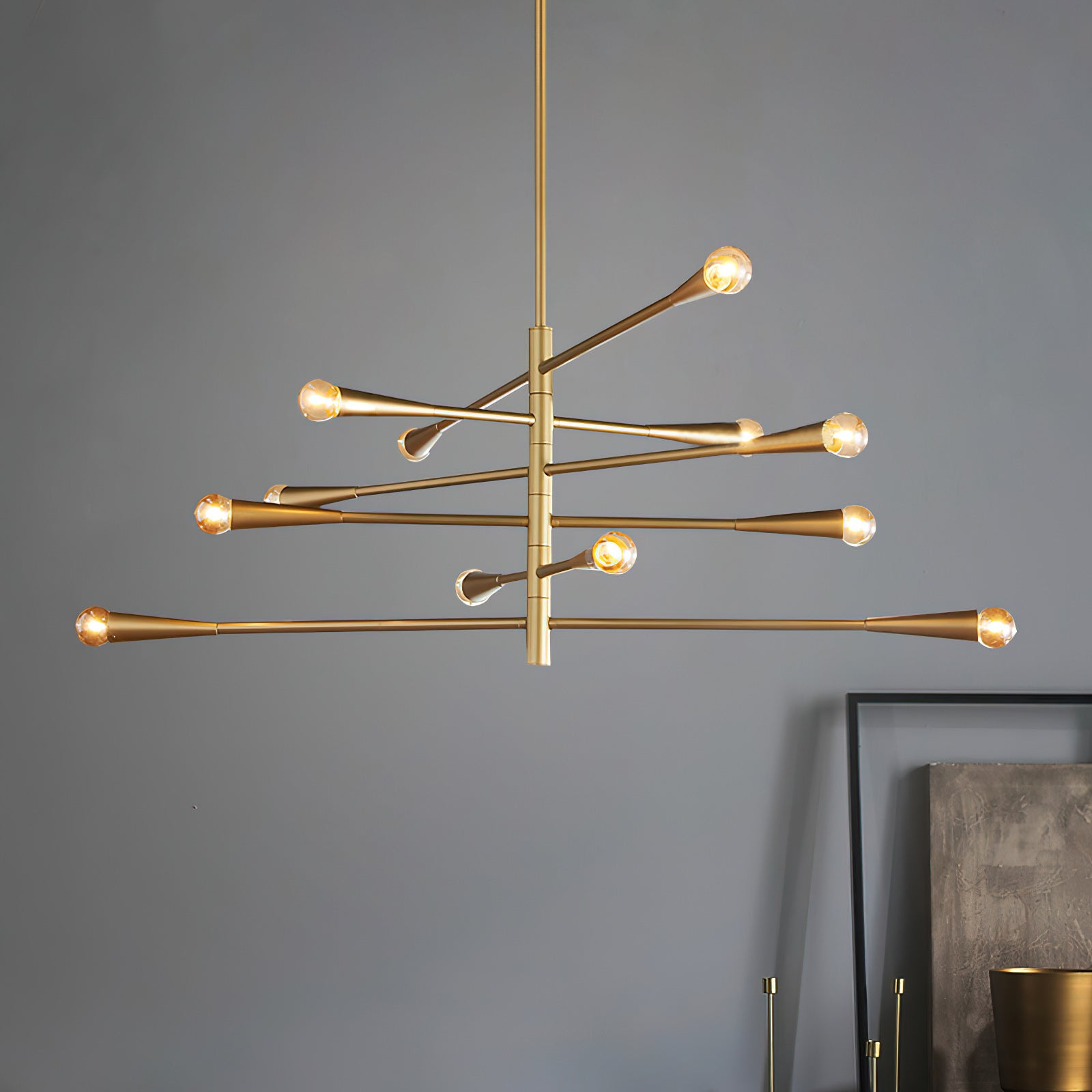 Sifuvyu Moderner Industrieller Messing Kronleuchter-Letslighting