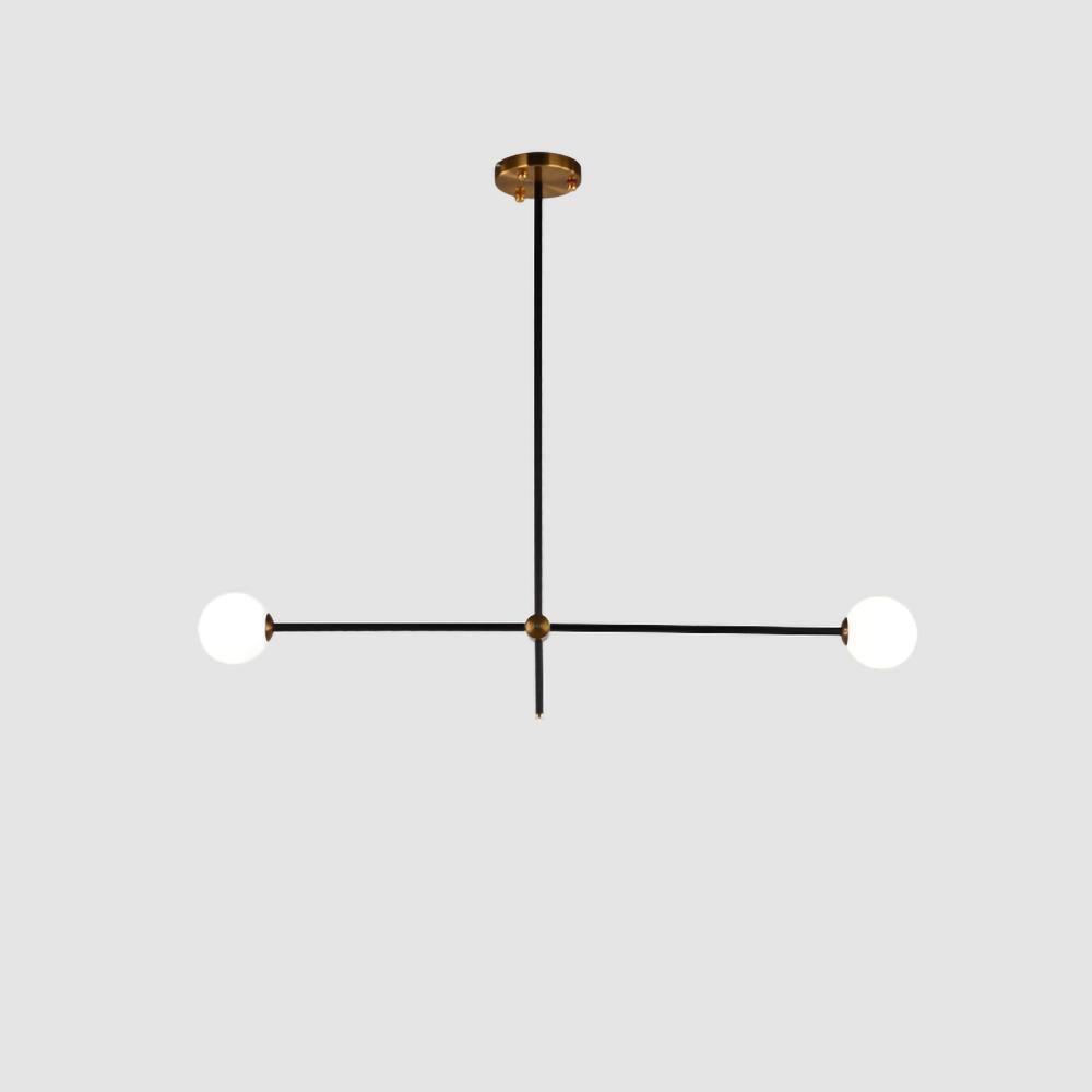 Lustra Kronleuchter SI Messing Glas Globus-Letslighting