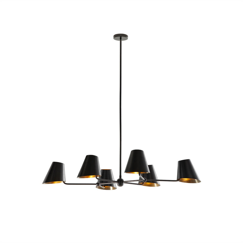 Vemarora Industrieller Vintage-Kronleuchter-Letslighting