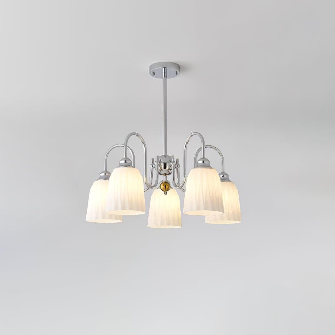 Micah Vintage Kronleuchter aus Glas und Metall-Letslighting