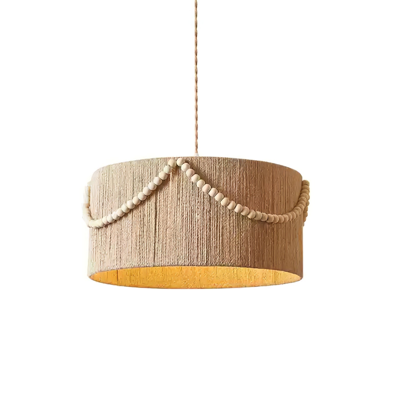 Ershaa Elegance Pendelleuchte im Boho-Stil mit Naturperlen-Letslighting