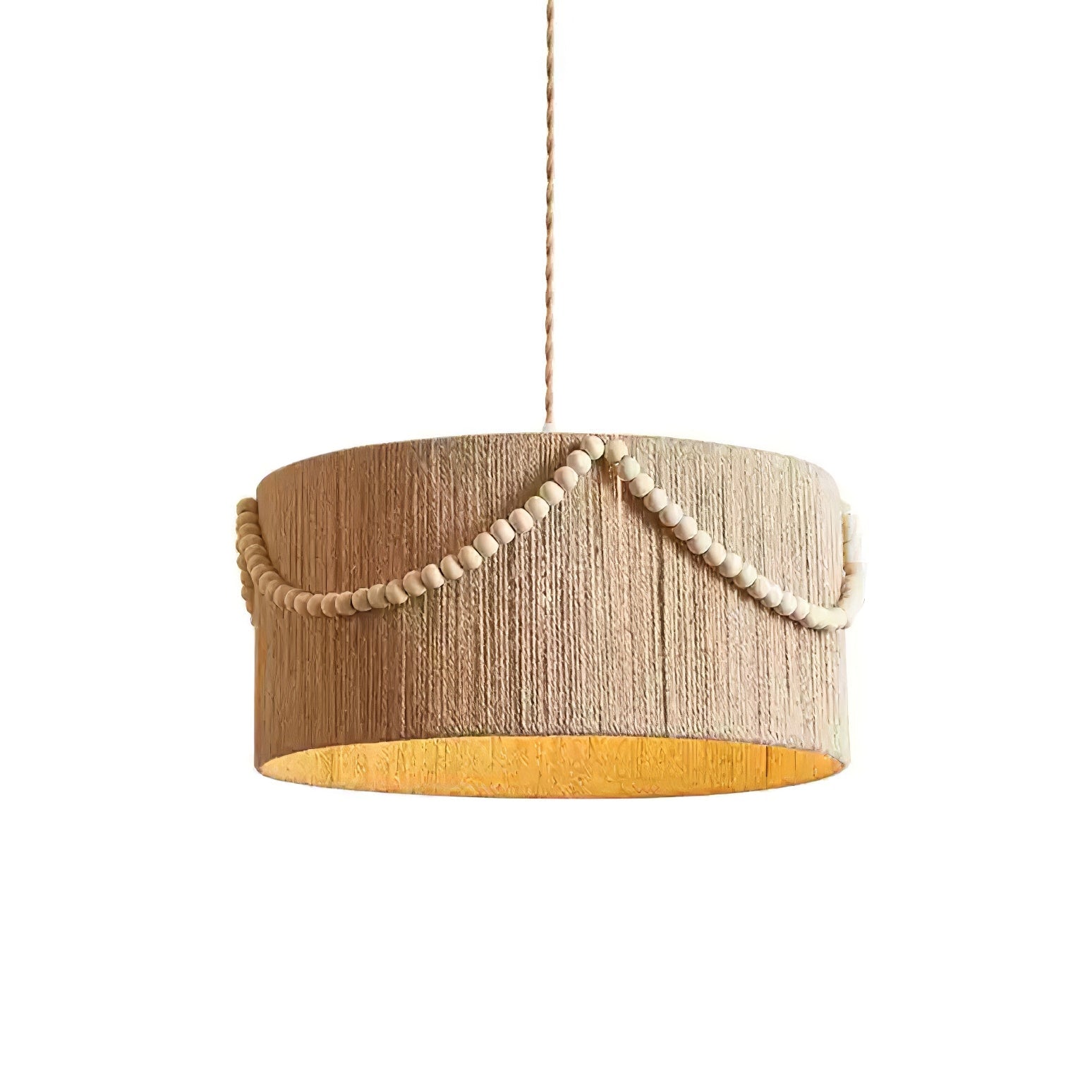 Ershaa Elegance Pendelleuchte im Boho-Stil mit Naturperlen-Letslighting