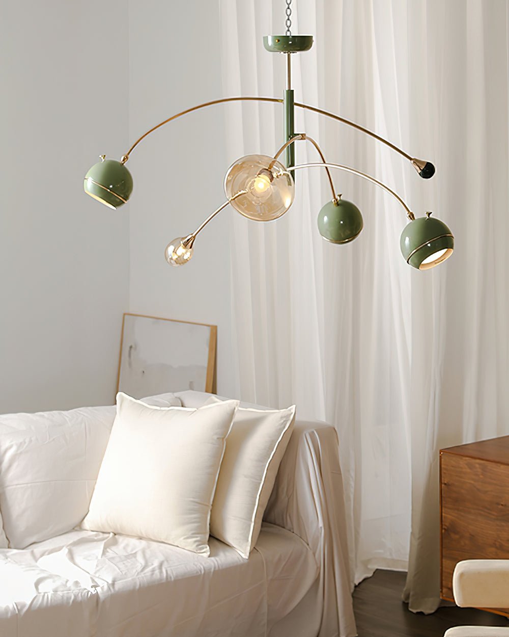 Lustra Kronleuchter Grün Sci-Fi Elegant-Letslighting