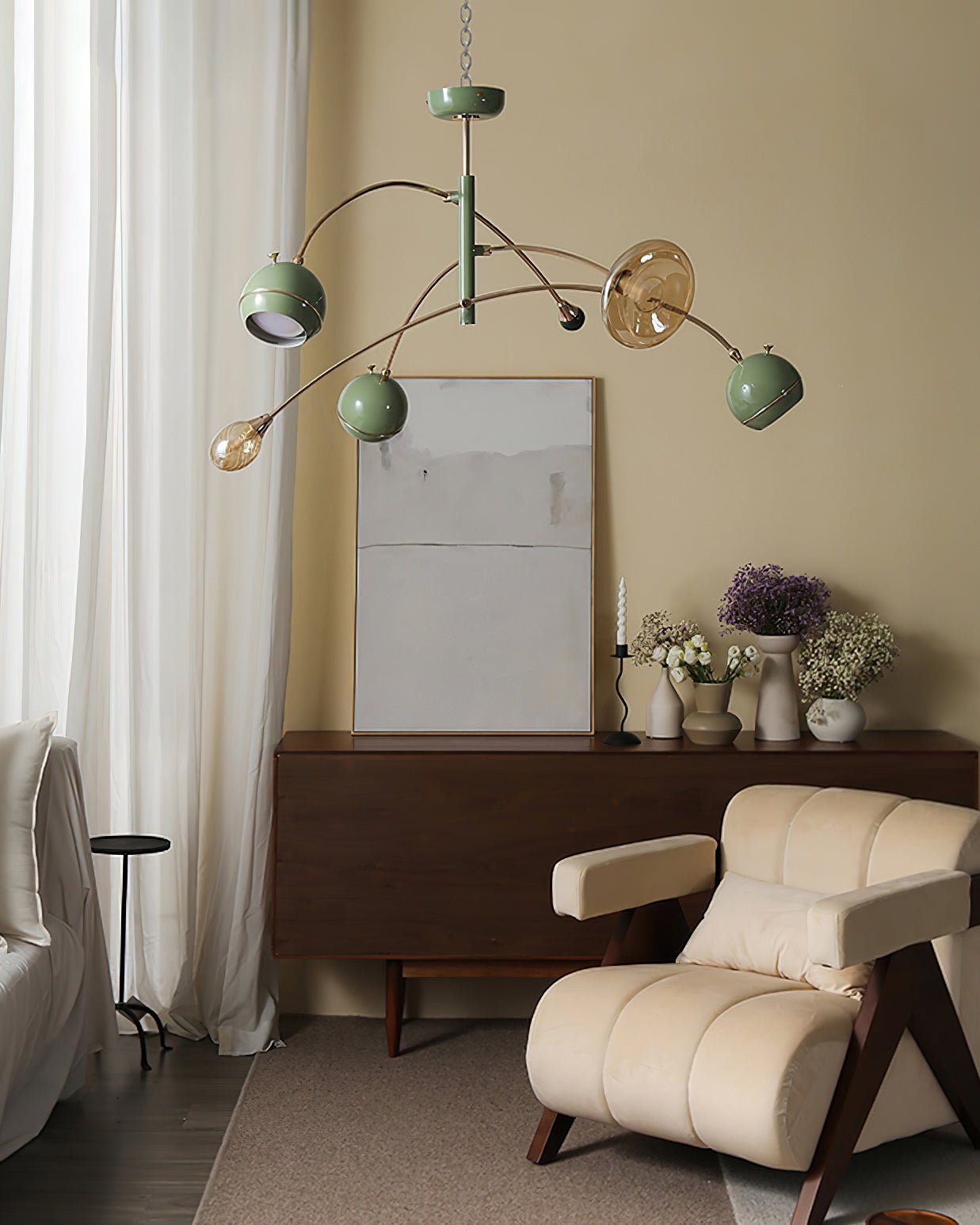 Lustra Kronleuchter Grün Sci-Fi Elegant-Letslighting