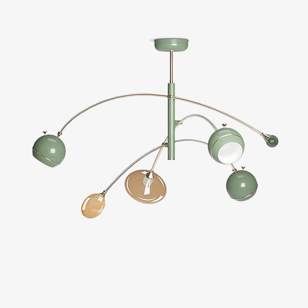 Lustra Kronleuchter Grün Sci-Fi Elegant-Letslighting