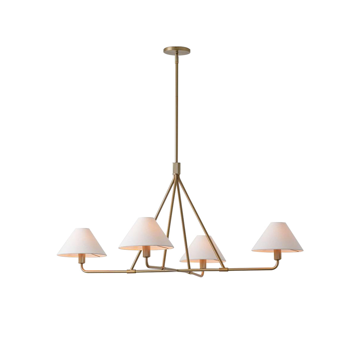 Ornuvyh Industrieller Vintage-Kronleuchter aus Stoff-Letslighting