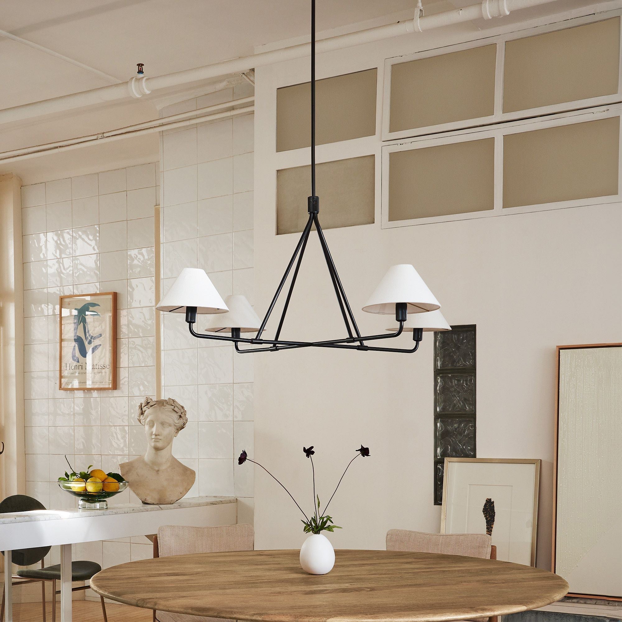 Aurora Kronleuchter Kegelschirm Minimalistisch-Letslighting