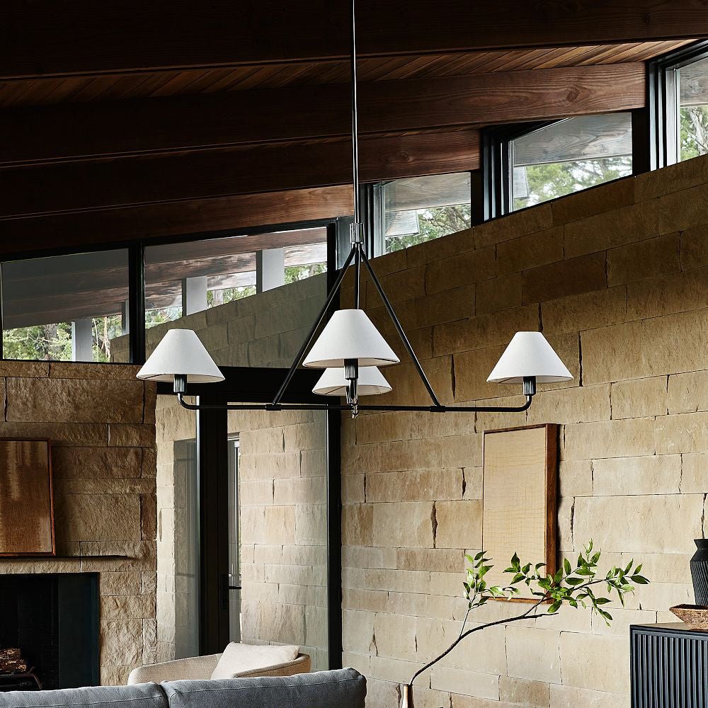Aurora Kronleuchter Kegelschirm Minimalistisch-Letslighting